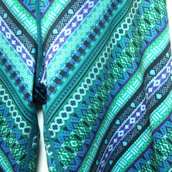 prAna Roxanne Printed Cropped Tights Sz M - Picture 2 of 4